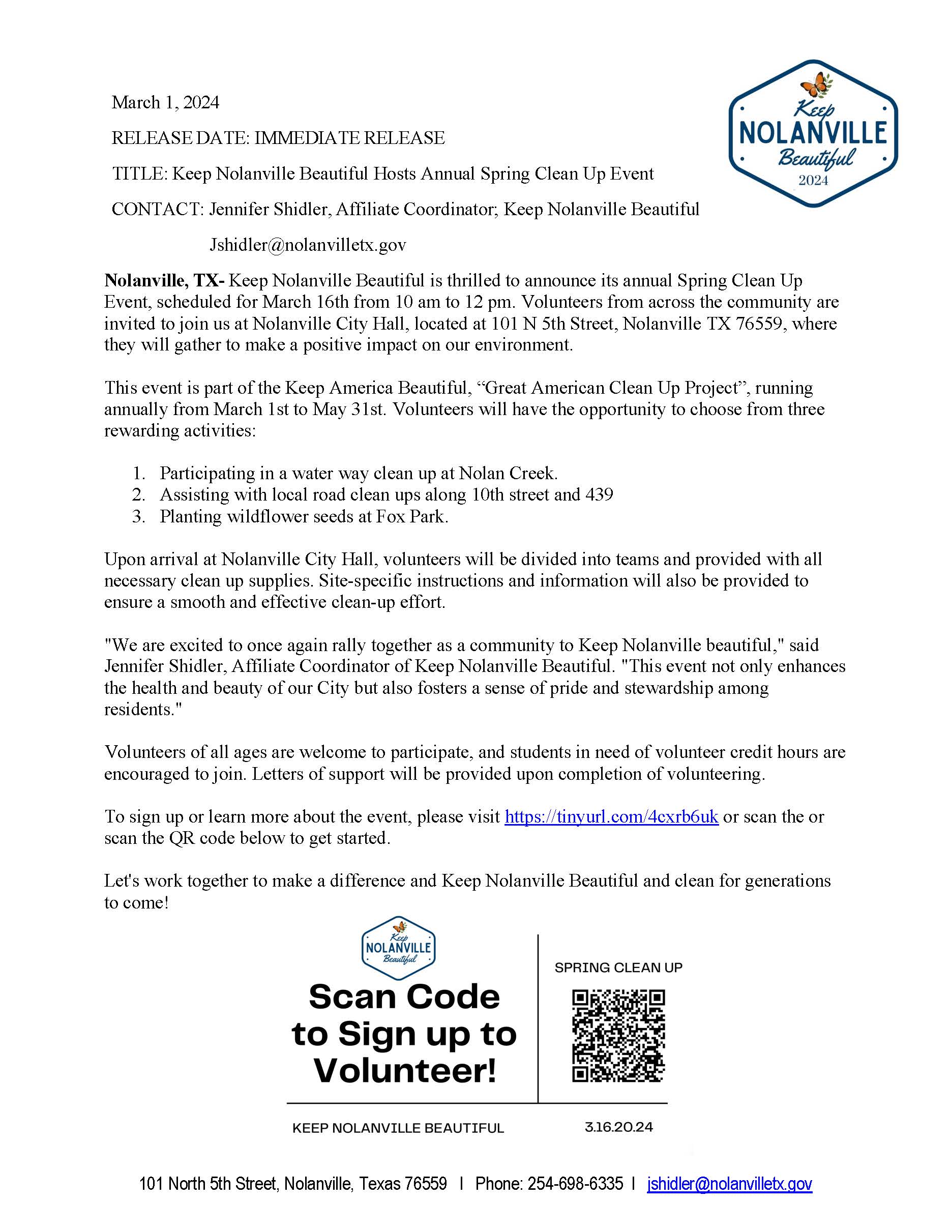 City of Nolanville, Texas